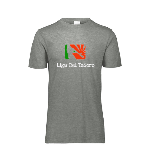 [FTSCUBGY-YS-LOGO1] Decker Youth Tri-Blend T-Shirt - Short Sleeve (Youth S, Gray, Logo 1)