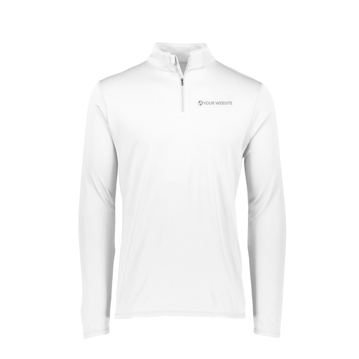 [FTLQFLWH-FAXS-LOGO2] Decker Women's Flex-Lite 1/4 Zip Shirt (Female Adult XS, White, Logo 2)
