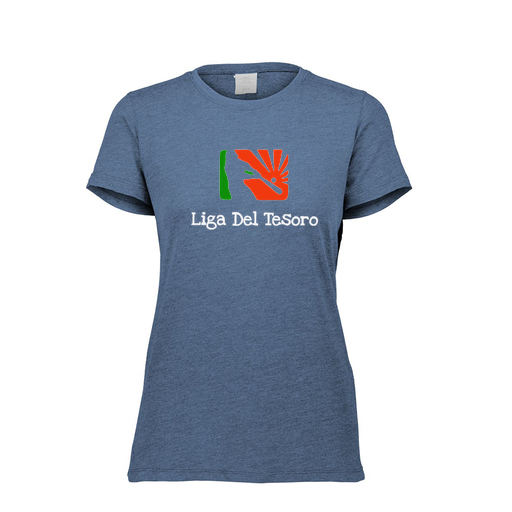 [FTSCUBNV-FAXS-LOGO1] Decker Women's Tri-Blend T-Shirt - Short Sleeve (Female Adult XS, Navy, Logo 1)