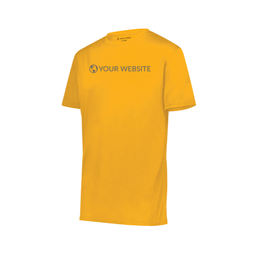 [222818.025.S-LOGO2] Men's Movement Dri Fit Shirt (Adult S, Athletic Gold, Logo 2)