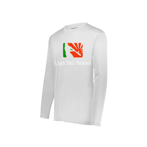 [222822.005.XS-LOGO1] Men's LS Smooth Sport Shirt (Adult XS, White, Logo 1)