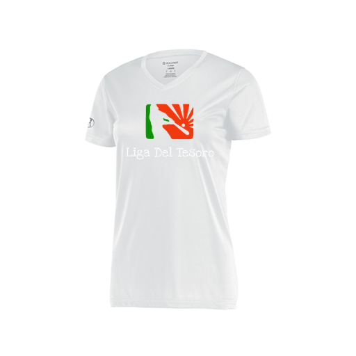 [222820.005.S-LOGO1] Ladies Movement Dri Fit Shirt (Female Adult S, White, Logo 1)
